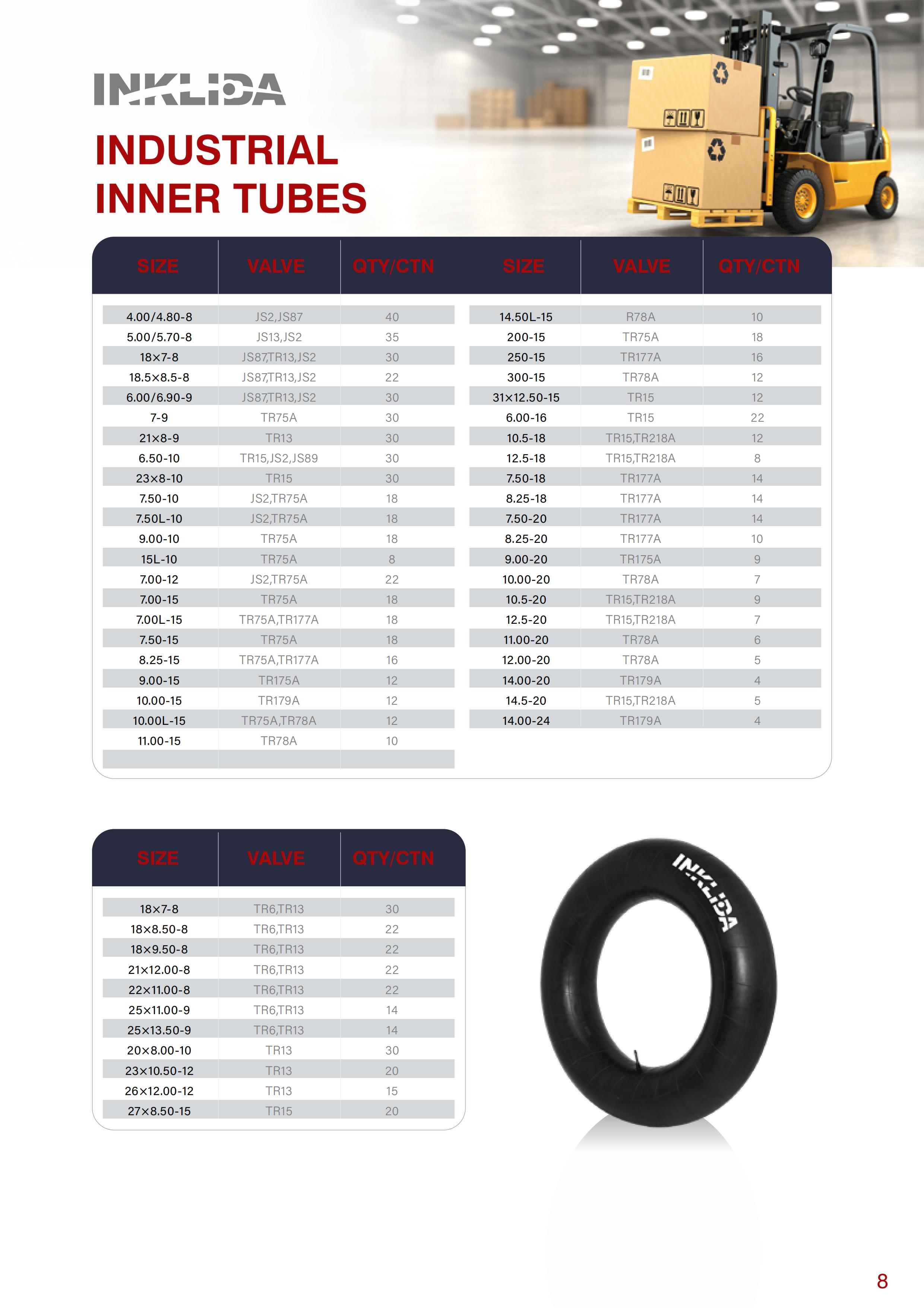 industrial inner tubes