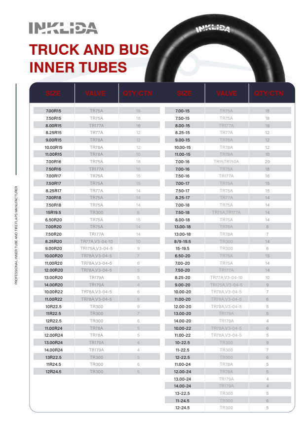 truck inner tubes